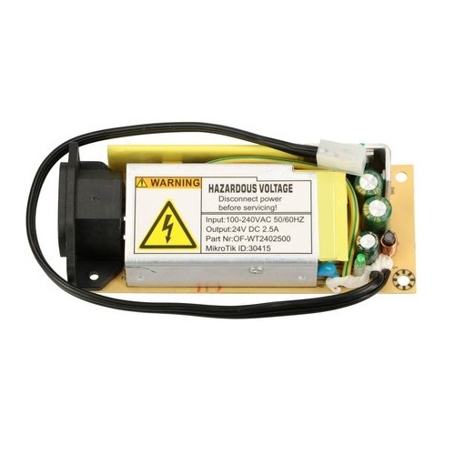 MIKROTIK 24V 2A internal power supply (24V2APOW) - The source for WiFi  products at best prices in Europe 