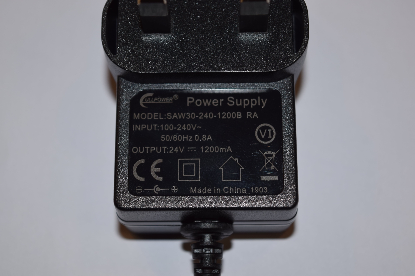 Mikrotik Power Adapter 24V 1.2A EU Plug 
