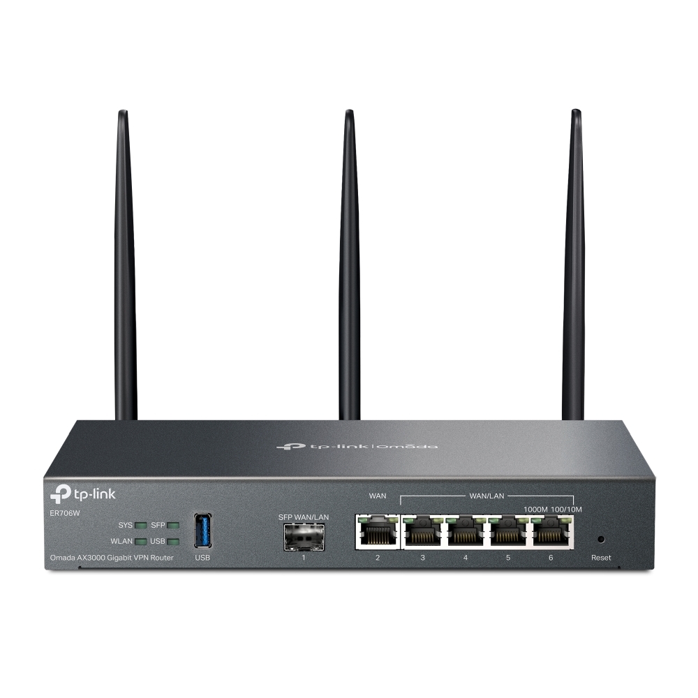 TP-LINK Omada AX3000 WiFi 6 Gigabit VPN Router (ER706W) - The source for  WiFi products at best prices in Europe 