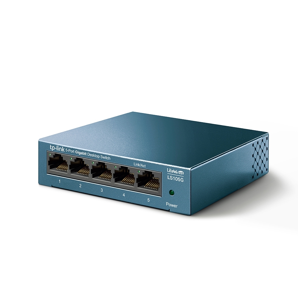 Tp Link 5 Port 10 100 1000mbps Desktop Switch Ls105g The Source For Wifi Products At Best Prices In Europe Wifi Stock Com