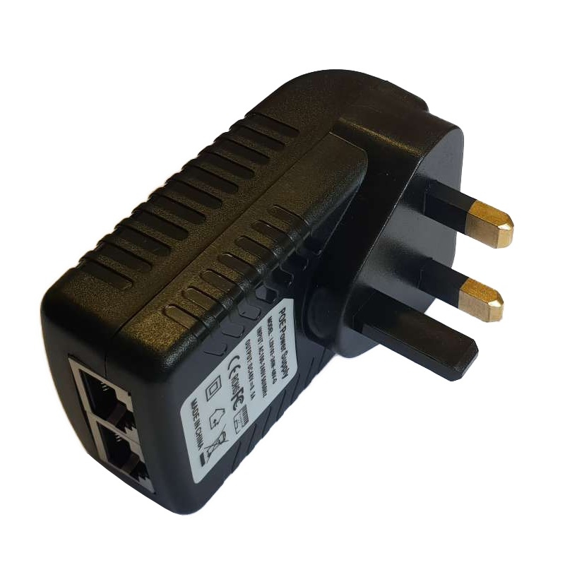 48V (0.5A) Gigabit PoE adapter, UK plug (POE-48V-24W-G-UK) - The source for  WiFi products at best prices in Europe 