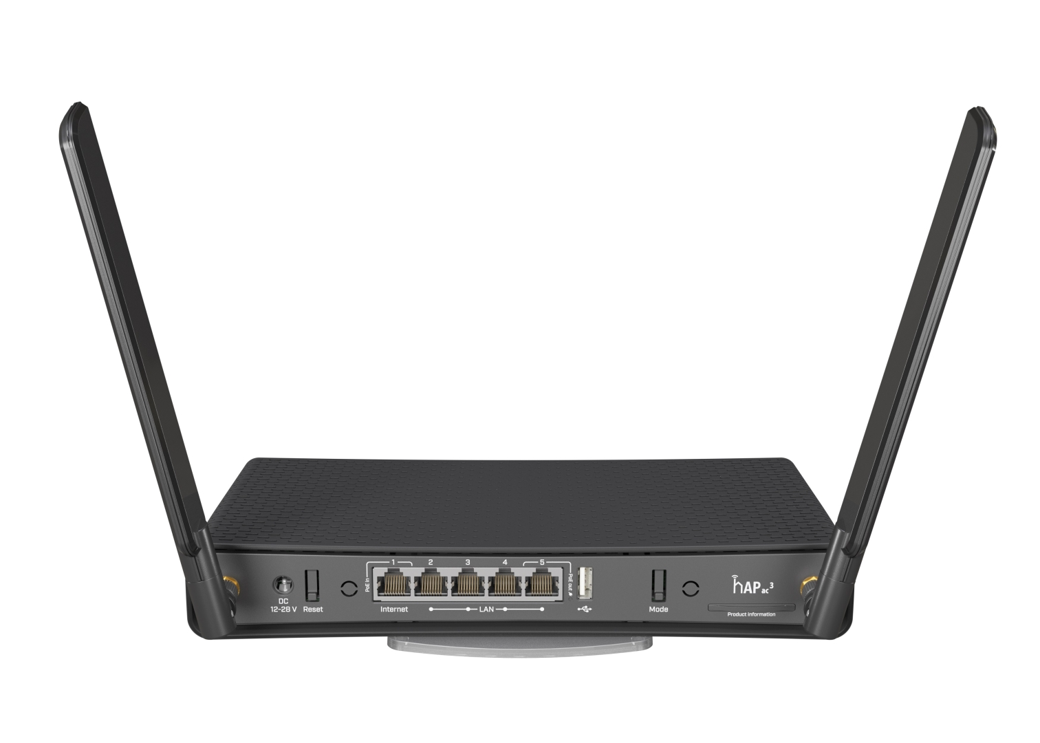 lomme design stadig MIKROTIK wireless dual-band router with 5 Gigabit Ethernet ports and  external high gain antennas for more coverage, hAP ac3 with RouterOS L4  license (RBD53iG-5HacD2HnD) - The source for WiFi products at best