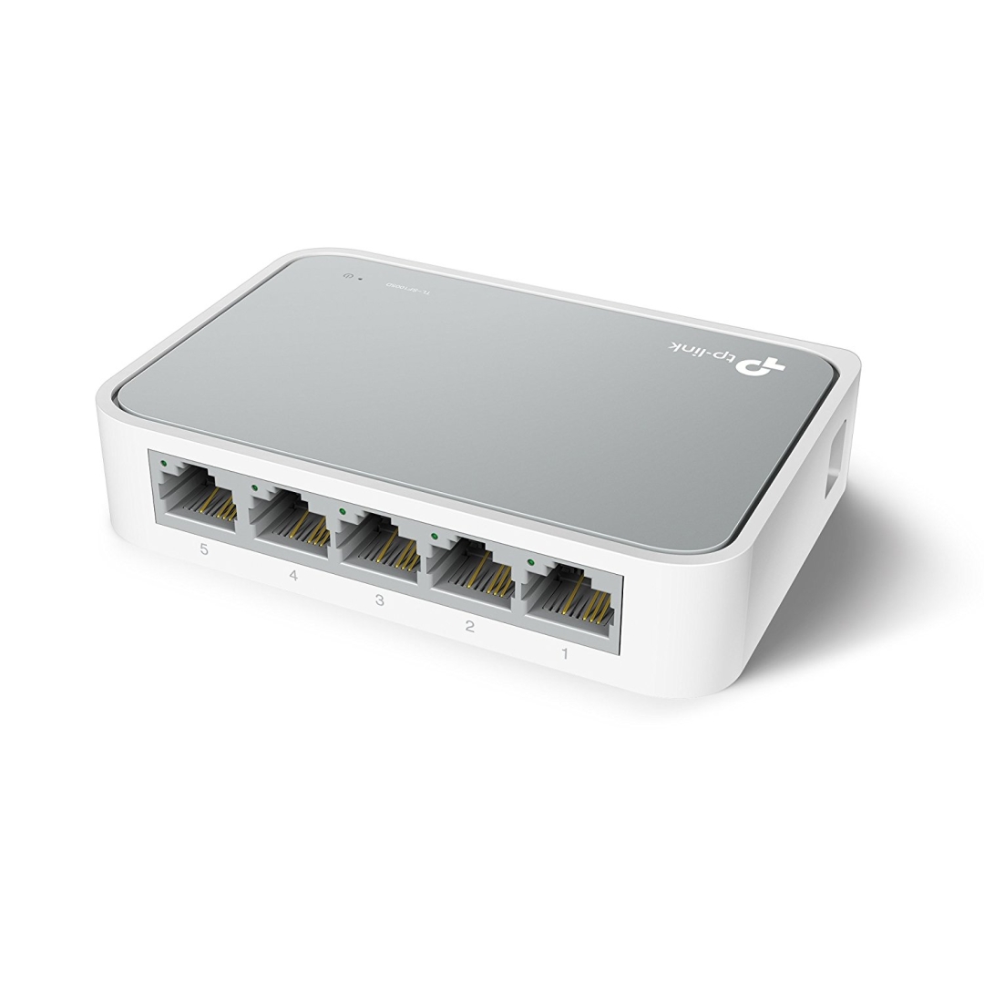 TP-LINK 5-Port 10/100Mbps Desktop Switch (TL-SF1005D) - The