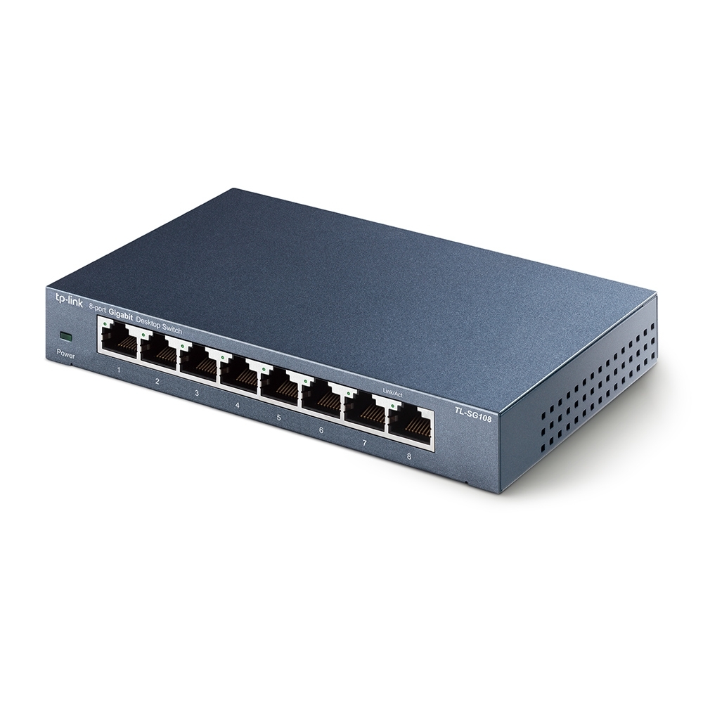 TP-LINK Unmanaged LAN Switch 10/100/1000M (TL-SG108) - The source for WiFi  products at best prices in Europe 