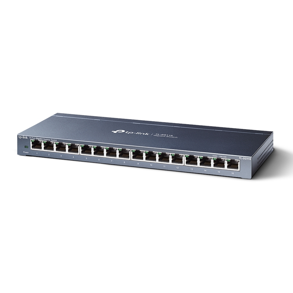 TP-LINK 16-Port Gigabit Desktop Switch (TL-SG116) - The source for WiFi  products at best prices in Europe 