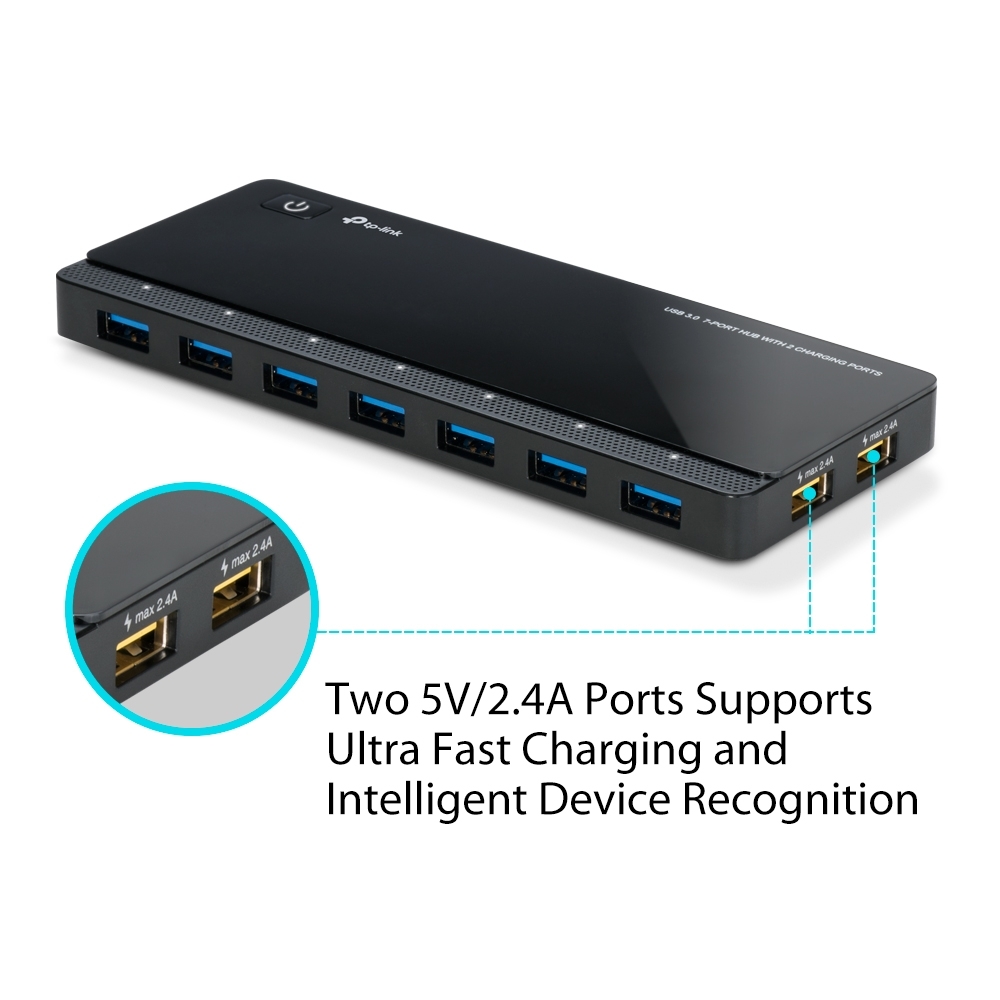 TP-LINK USB 3.0 7-Port Portable Hub (UH720) - The source for WiFi products  at best prices in Europe 