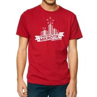 MIKROTIK red T-Shirt, (L-Size) (MTTS-L)