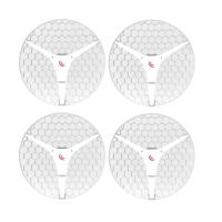 MIKROTIK LHG XL HP5 Dual chain eXtra Large High Power 27dBi 5GHz CPE/Point-to-Point with Integrated Antenna, 4 pack (RBLHG-5HPnD-XL4pack)